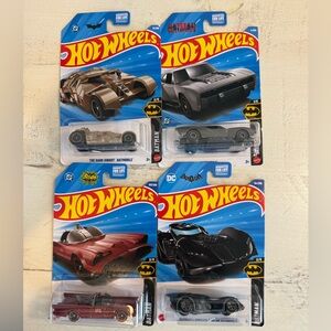 Hot Wheels Barman The Dark Knight, The Batman, Classic TV Series, Arkham Knight)
